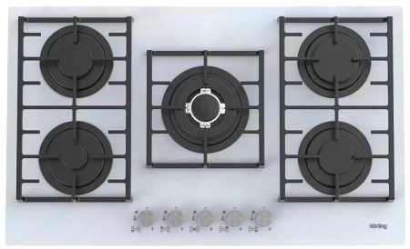 картинка Газовая стеклянная варочная панель Korting HGG 9835 CTW от магазина SEFI