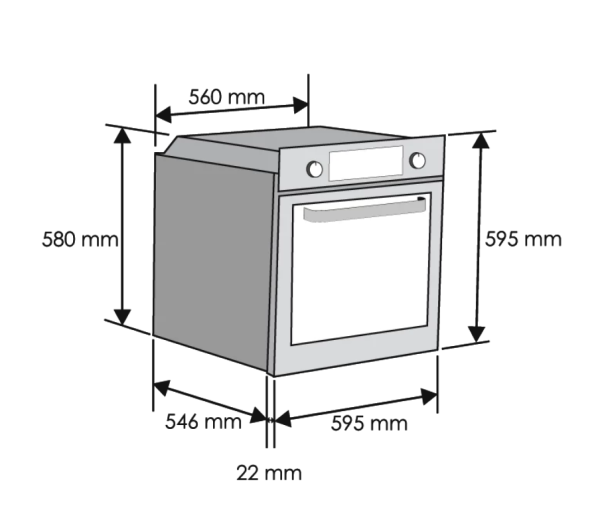 картинка Духовой шкаф HAIER HOD-PM08TGB от магазина SEFI