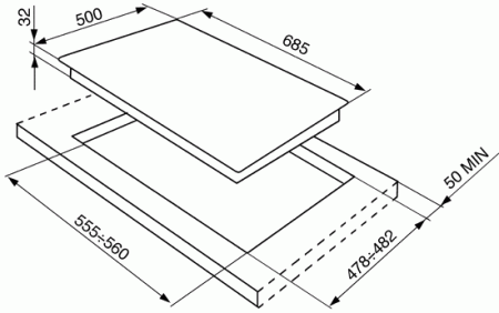 картинка Варочная панель Smeg SRV876P-9 от магазина SEFI