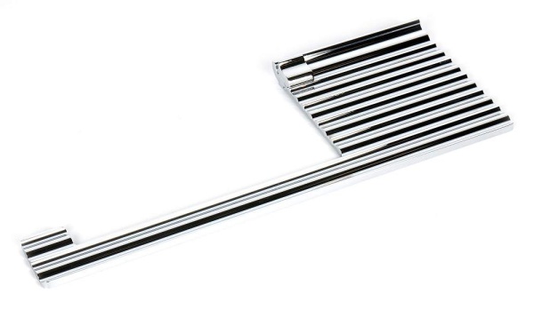 картинка Интерьерные стеллажные Система SKYLINE Держатель полотенец, левый 340мм, хром магазин SEFI являющийся официальным дистрибьютором в России  картинка Интерьерные стеллажные Система SKYLINE Держатель полотенец, левый 340мм, хром от магазина SEFI