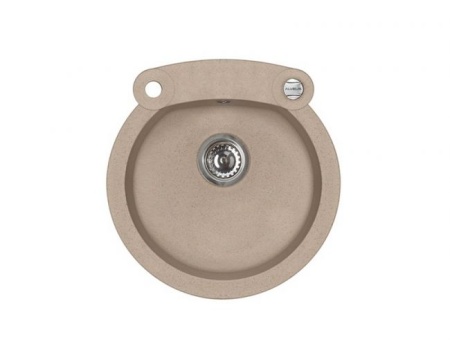 картинка Мойка ROLL 10 GRANITAL ARCTIC-G11 510x530x200;1x с сифоном 1105296, от магазина SEFI