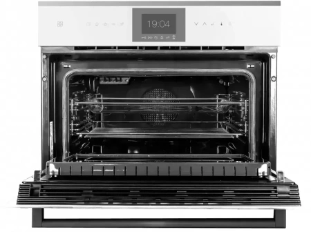 картинка Компактный духовой шкаф с микроволнами Kuppersbusch CBM 6550.0 W1 Stainless Steel от магазина SEFI