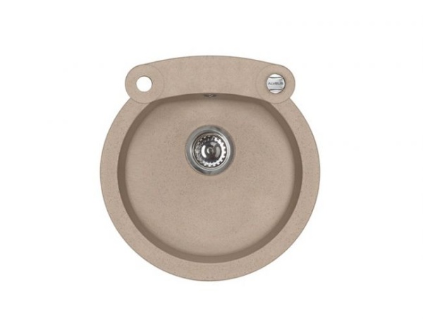 картинка Мойка ROLL 10 GRANITAL ARCTIC-G11 510x530x200;1x с сифоном 1105296, от магазина SEFI