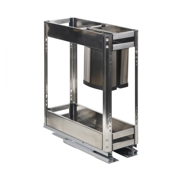 картинка Выдвижная корзина-карго 200 PRIME LINE крепл.нижнее, инокс AKS от магазина SEFI
