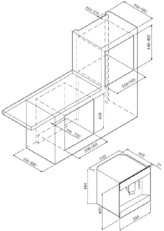 картинка Встраиваемая кофемашина Graude KV 45.0 SE от магазина SEFI