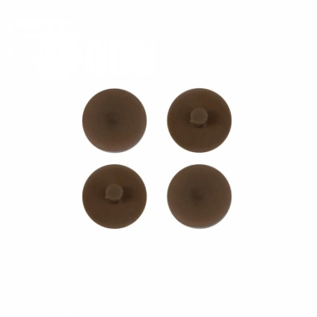 картинка Заглушка пластик к эксцентрику орех тёмный (13) PL (упак.-1тыс.шт.) от магазина SEFI