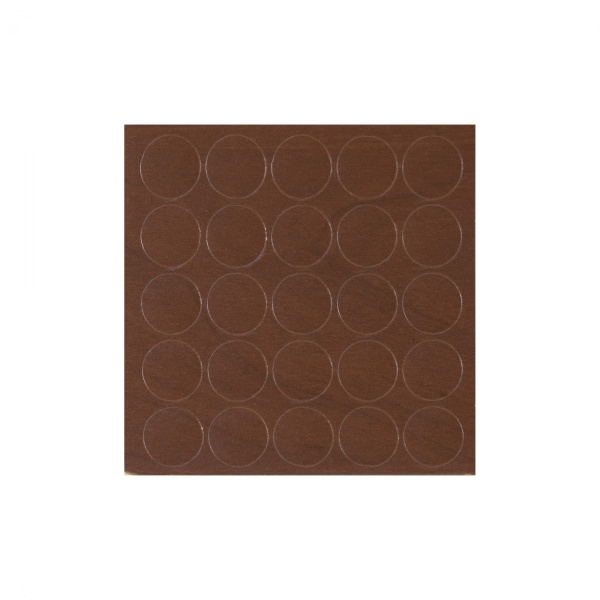 картинка Заглушка самоприлипающая к эксцентрику яблоня локарно темная (20968) FOLMAG (лист-28шт.) от магазина SEFI