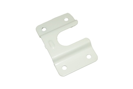 картинка Держатель трубы овальной (плоский), белый от магазина SEFI