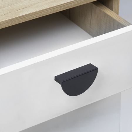 картинка Ручка меб. скоба алюм. FUN 64, черный матовый брашированный, AKS от магазина SEFI