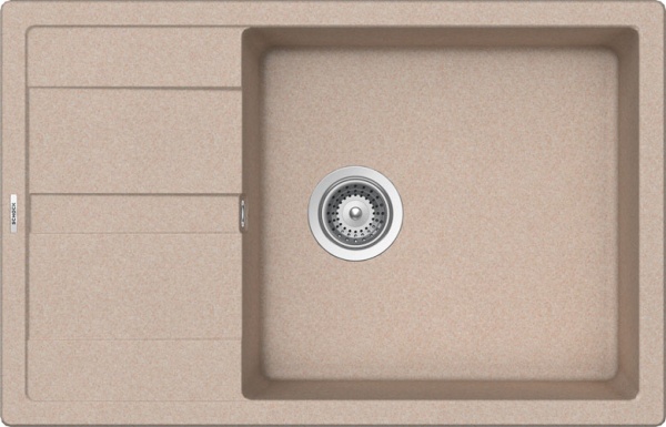 картинка Кухонная мойка SCHOCK OPTIMA 60D MAX CRISTALITE саббиа от магазина SEFI