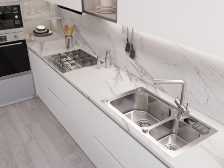 картинка Мойка Oulin H9818, поверхность сатин от магазина SEFI