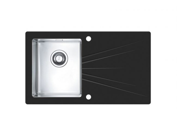 картинка Мойка KARAT 10 (Цвет под заказ) 860X5001X правая в комплекте с сифоном 1127251 от магазина SEFI
