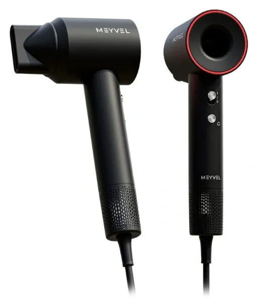 картинка Настенный фен Meyvel MF12-1600 Черный (Black) от магазина SEFI
