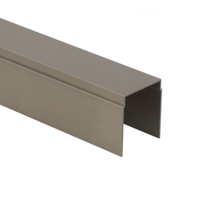 картинка Профиль алюминиевый SENATOR шампань направляющая верхн. L-6000 мм АЛЮТЕХ одинарная от магазина SEFI