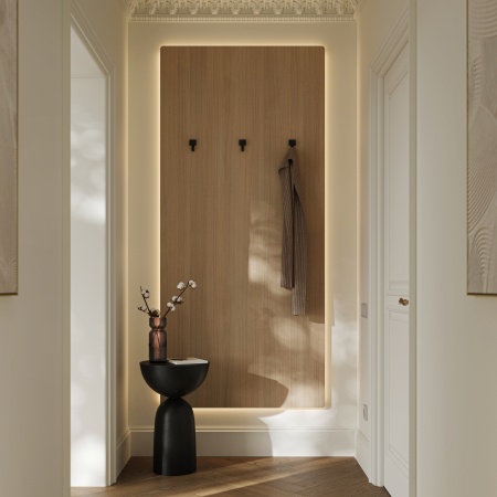 картинка Крючок меб. двухрожковый мет. QUADRA черный матовый AKS от магазина SEFI