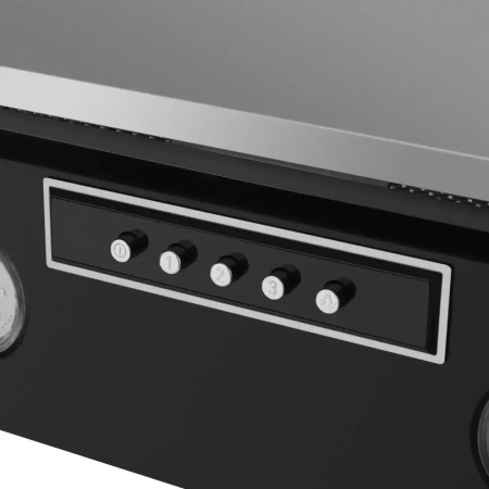 картинка Вытяжка MAUNFELD Bridge 60 нержавеющая сталь\черное стекло от магазина SEFI