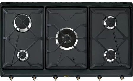 картинка Газовая варочная панель Smeg SRV896AOGH от магазина SEFI