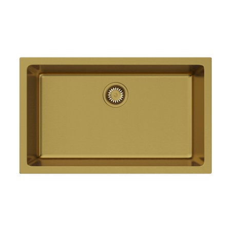 картинка Мойка Omoikiri Okinoshima 76-U/I-G Matt Natceramic/золото матовое от магазина SEFI