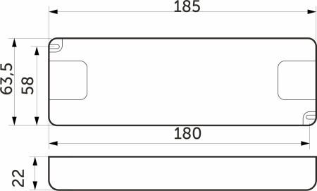 картинка Блок питания UltraSlim 50W/12V, AKS от магазина SEFI