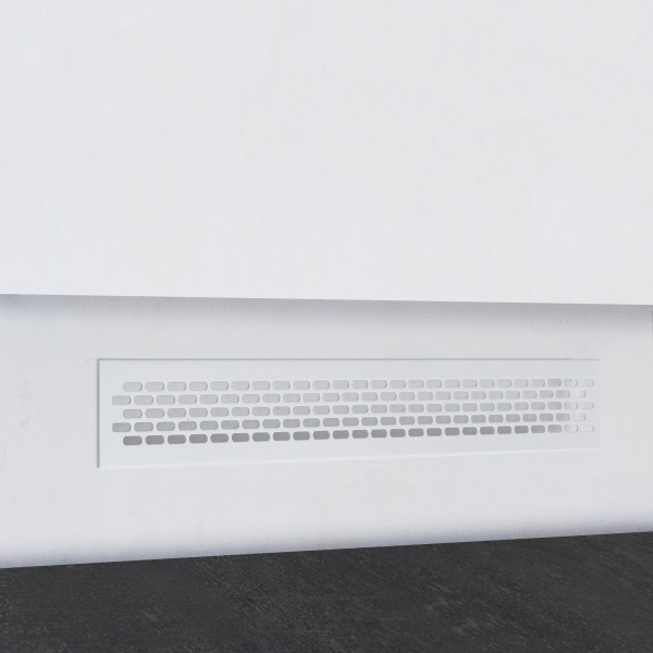 картинка Решетка вентиляционная 480х60мм белая алюминий РП от магазина SEFI