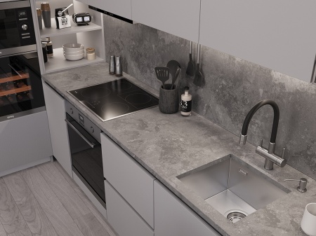 картинка Мойка EMAR 131, покрытие PVD, цвет сатин от магазина SEFI