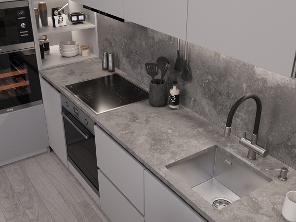 картинка Мойка EMAR 131, покрытие PVD, цвет сатин от магазина SEFI