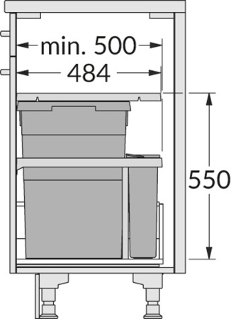 картинка Выдвижные Ящик EURO-CARGO магазин SEFI являющийся официальным дистрибьютором в России  картинка Выдвижные Ящик EURO-CARGO от магазина SEFI
