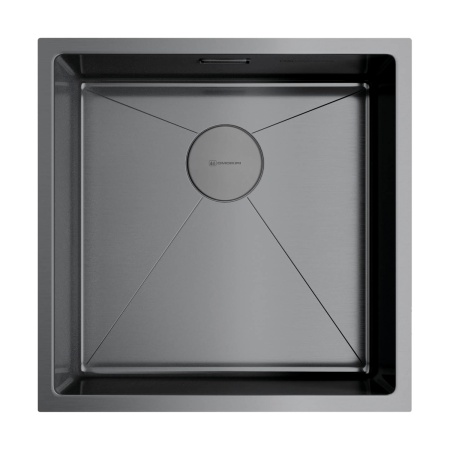 картинка Мойка Omoikiri Taki 44-U/IF-GM нерж. сталь/вороненая сталь от магазина SEFI