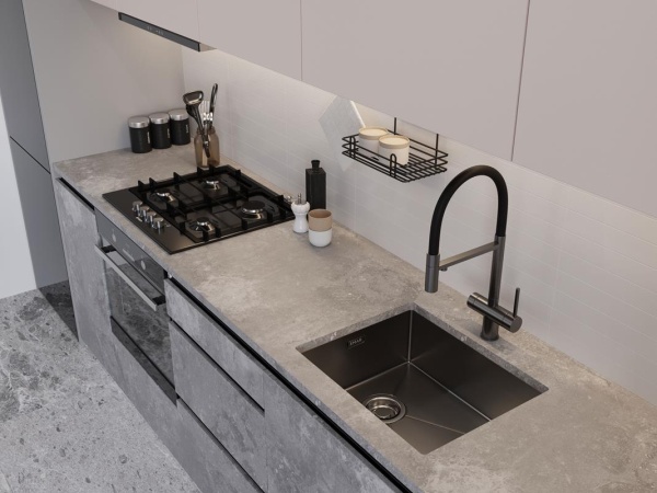 картинка Мойка EMB-540(UN), цвет Чёрный PVD от магазина SEFI