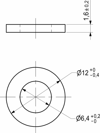 картинка Шайба плоская d6 DIN125 (уп/20 шт) AKS магазин SEFI являющийся официальным дистрибьютором в России  картинка Шайба плоская d6 DIN125 (уп/20 шт) AKS от магазина SEFI