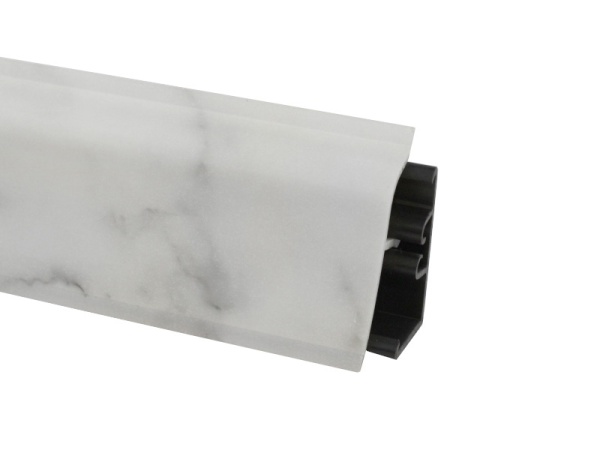 картинка Плинтус ПВХ к столешнику LB38 белый мрамор (015) РФ (1шт=3м.п.) от магазина SEFI