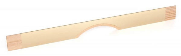 картинка Ручка-профиль TETA 256мм, мат. золото-ясень от магазина SEFI