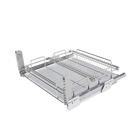 картинка Выдвижная сушка для посуды Scola, с Soft-Close для шкафа шириной 600 мм магазин SEFI являющийся официальным дистрибьютором в России  картинка Выдвижная сушка для посуды Scola, с Soft-Close для шкафа шириной 600 мм от магазина SEFI