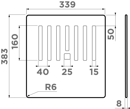 картинка Разделочная доска CB-Kitagawa 86-LB от магазина SEFI
