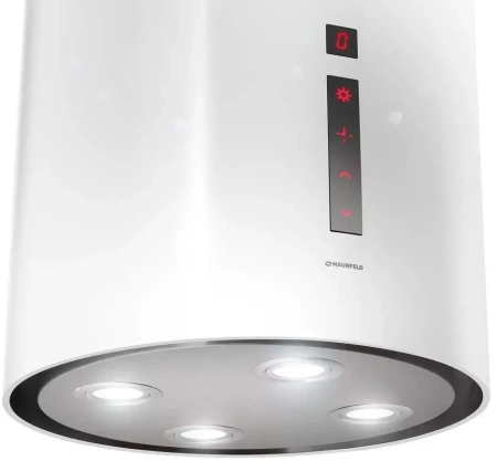 картинка Вытяжка Maunfeld LEE ISLA (sensor) 39 WHITE от магазина SEFI