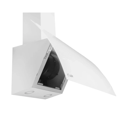 картинка Наклонная Вытяжка LEX Plaza GS 900 White от магазина SEFI