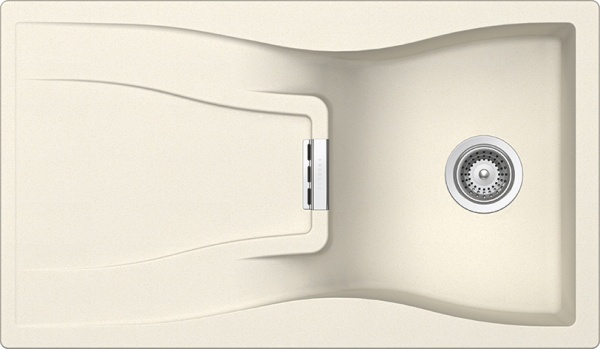 картинка Кухонная мойка SCHOCK WATERFALL 45D F CRISTADUR магнолия от магазина SEFI