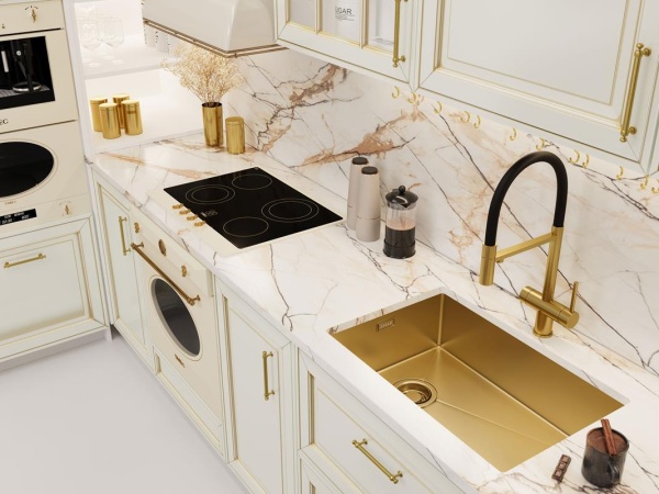 картинка Мойка EMB-660(UN), цвет Золото PVD от магазина SEFI