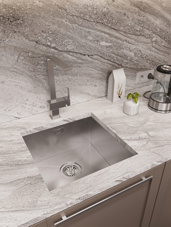 картинка Мойка Oulin F101, поверхность сатин от магазина SEFI