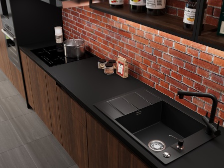 картинка Мойка EMAR 1780.Q, цвет Оникс от магазина SEFI