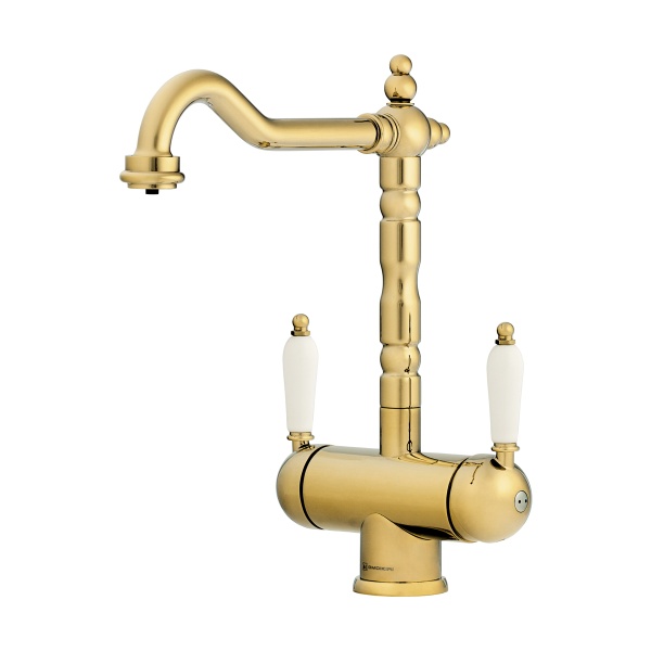 картинка Смеситель Omoikiri Amagasaki-G латунь/золото от магазина SEFI