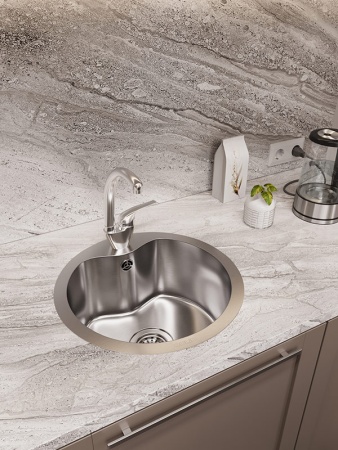 картинка Мойка Oulin 357, поверхность сатин от магазина SEFI