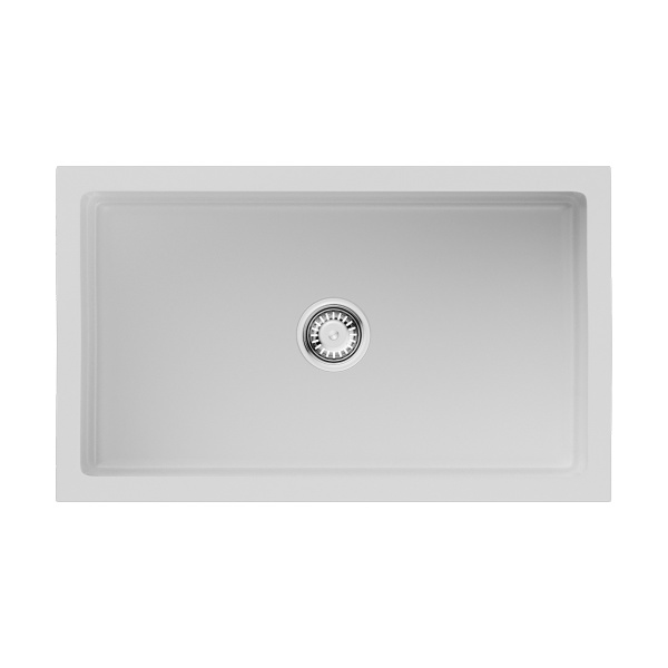 картинка Мойка Omoikiri Mikura 76-WH Glossy Natceramic/белый глянцевый от магазина SEFI