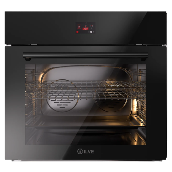 картинка Духовой шкаф ILVE OV30GT31/BK глянцевый черный (фурн. матовый черный) от магазина SEFI