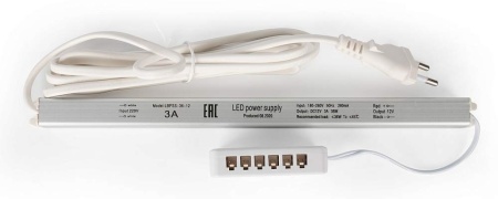 картинка Светильник SLIM 12V/36W магазин SEFI являющийся официальным дистрибьютором в России  картинка Светильник SLIM 12V/36W от магазина SEFI