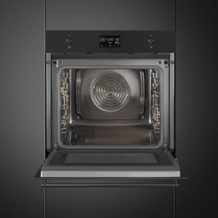 картинка Духовой шкаф с функцией СВЧ Smeg SO6302M2N от магазина SEFI