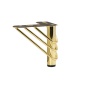 картинка Опора меб. мет. RAY h120 угловая золото AKS от магазина SEFI