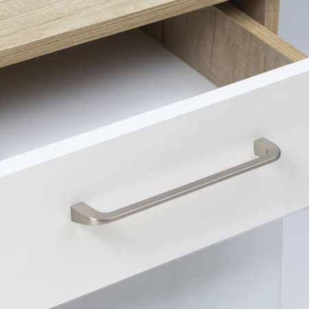 картинка Ручка меб. скоба мет. SAMBA 192 шлифованная сталь, AKS от магазина SEFI