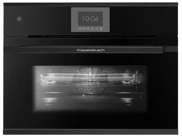 картинка Компактный духовой шкаф с микроволнами Kuppersbusch CBM 6550.0 S5 Black Velvet от магазина SEFI