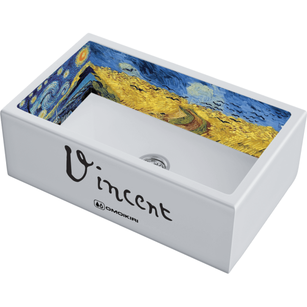 картинка Мойка Omoikiri Mikura 76-Vangogh Natceramic/белый от магазина SEFI